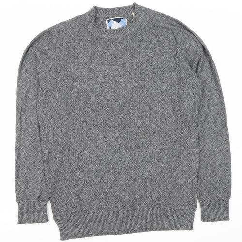 Matalan Men's Grey Medium Crew Neck Pullover Jumper