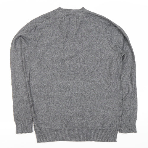 Matalan Men's Grey Medium Crew Neck Pullover Jumper