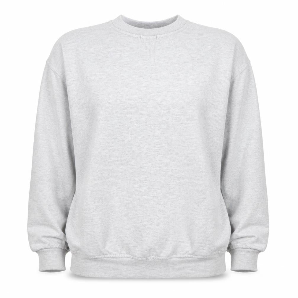 Front view of PRETTYLITTLETHING Grey Women's Sweatshirt S