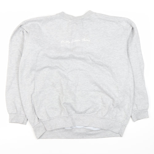 PrettyLittleThing Grey Women's Sweatshirt S
