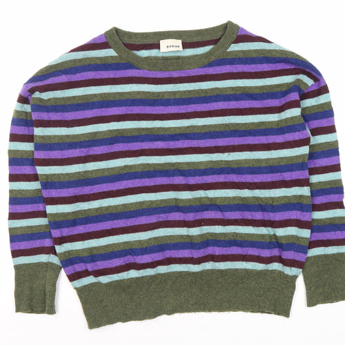 Rodier Women's Multicoloured Wool Pullover Jumper