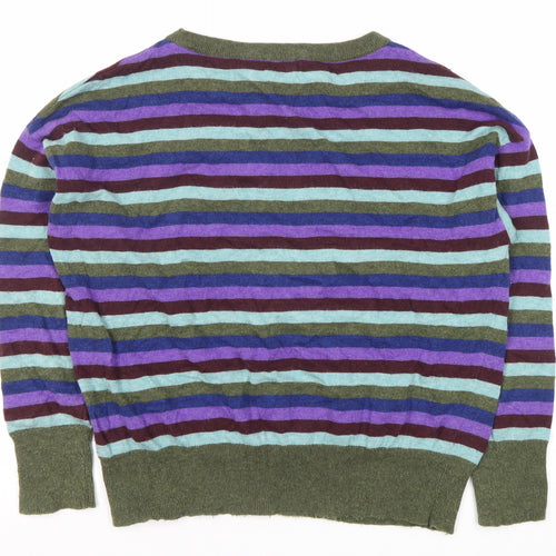 Rodier Women's Multicoloured Wool Pullover Jumper