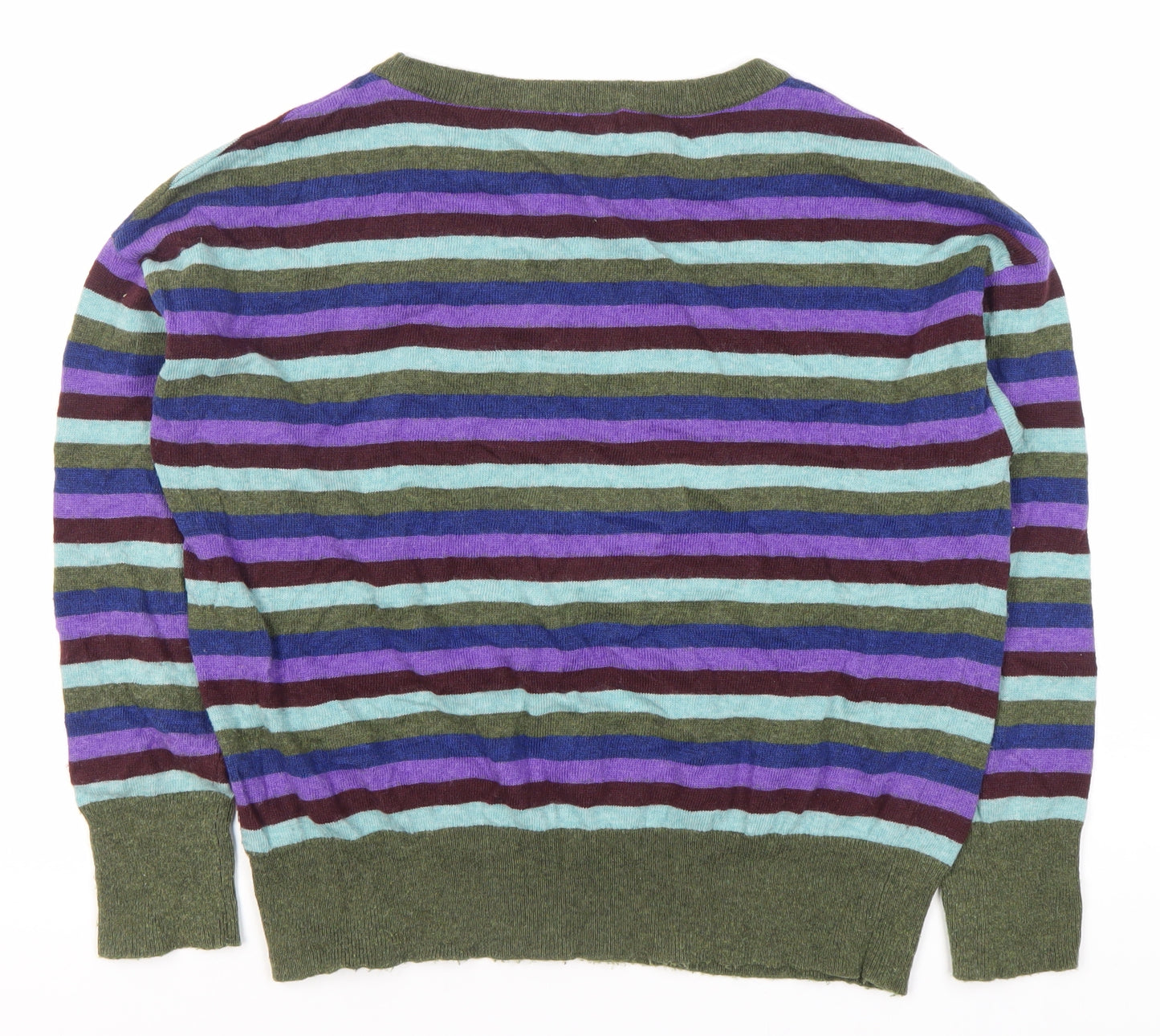 Rodier Women's Multicoloured Wool Pullover Jumper