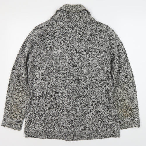 Damart Women's Acrylic Cardigan - Grey, M, Button