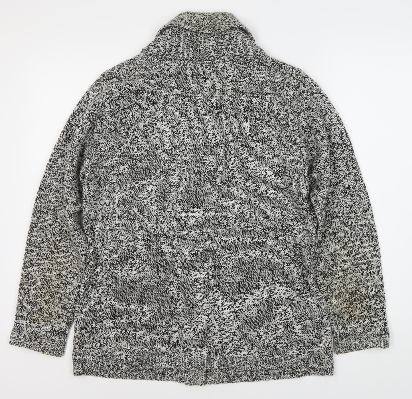 Damart Women's Acrylic Cardigan - Grey, M, Button