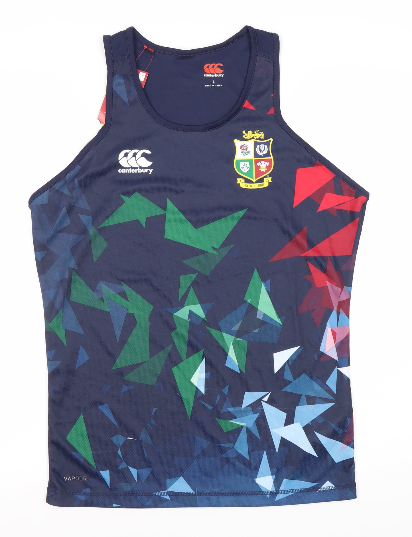 Canterbury Men's Multicoloured Rugby Tank Top L