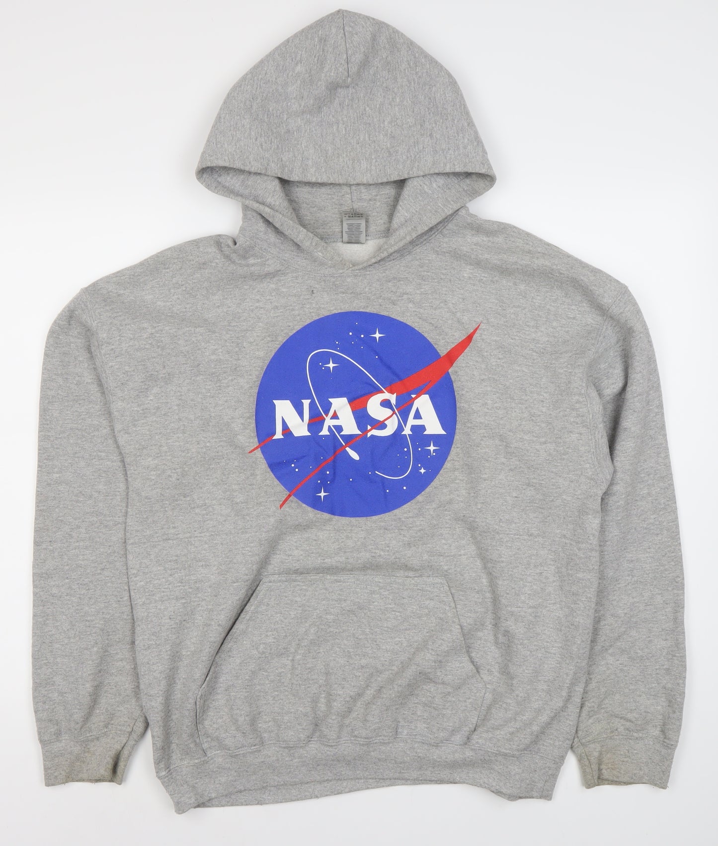 Gildan Men's Grey NASA Hoodie, Size L, Pullover