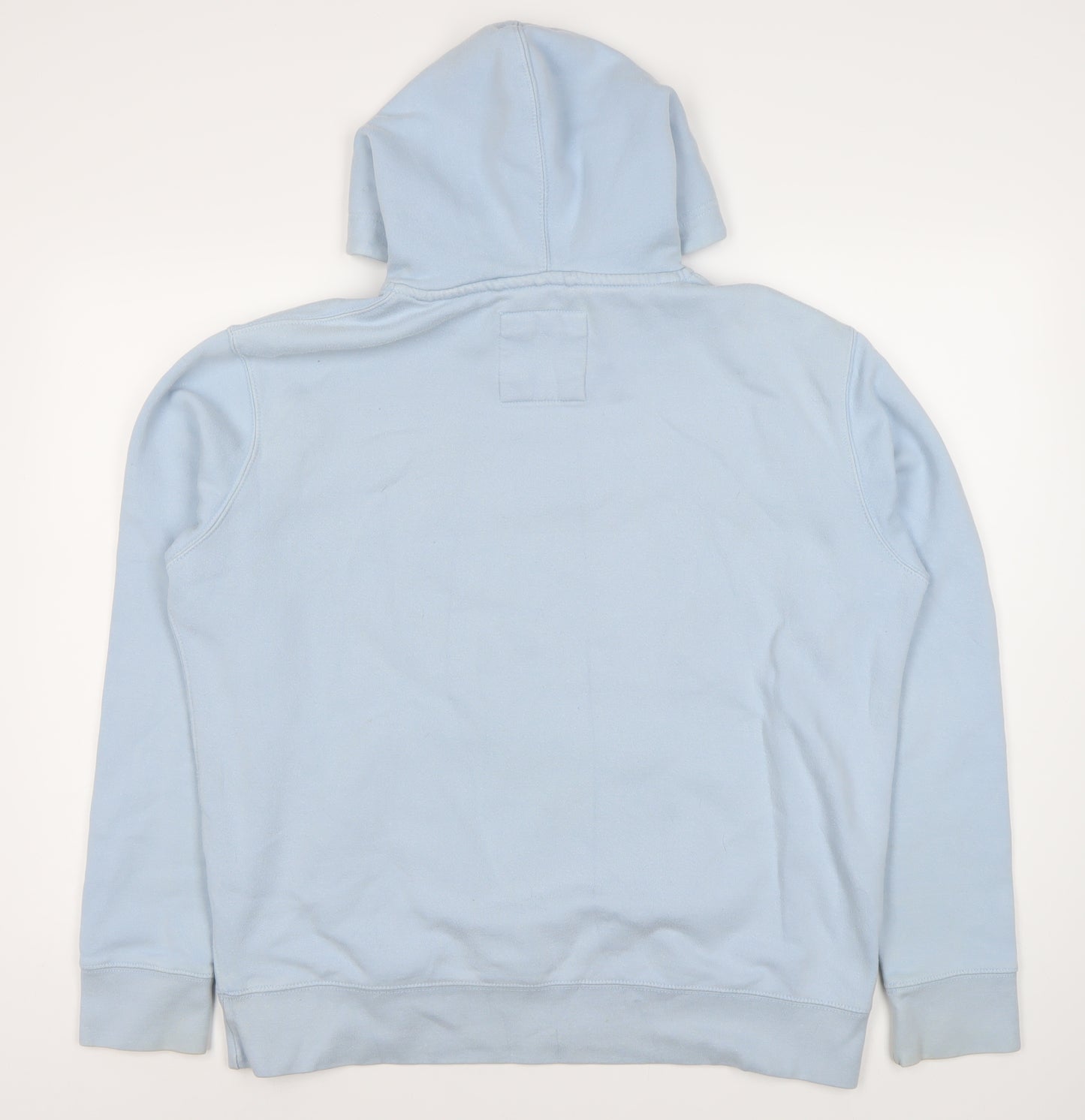 Pull&Bear Unisex Blue Hoodie, Size 12, Cotton Blend