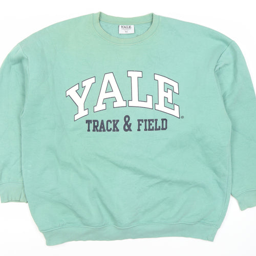 Yale University XL Green Unisex College Sweatshirt
