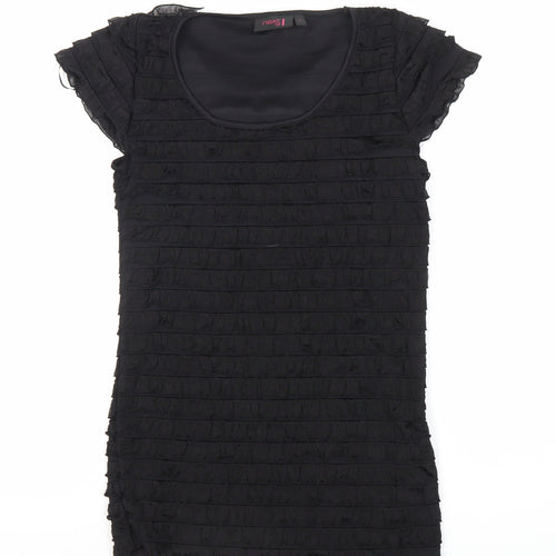 Next Women's Black Scoop Neck Top Size 12