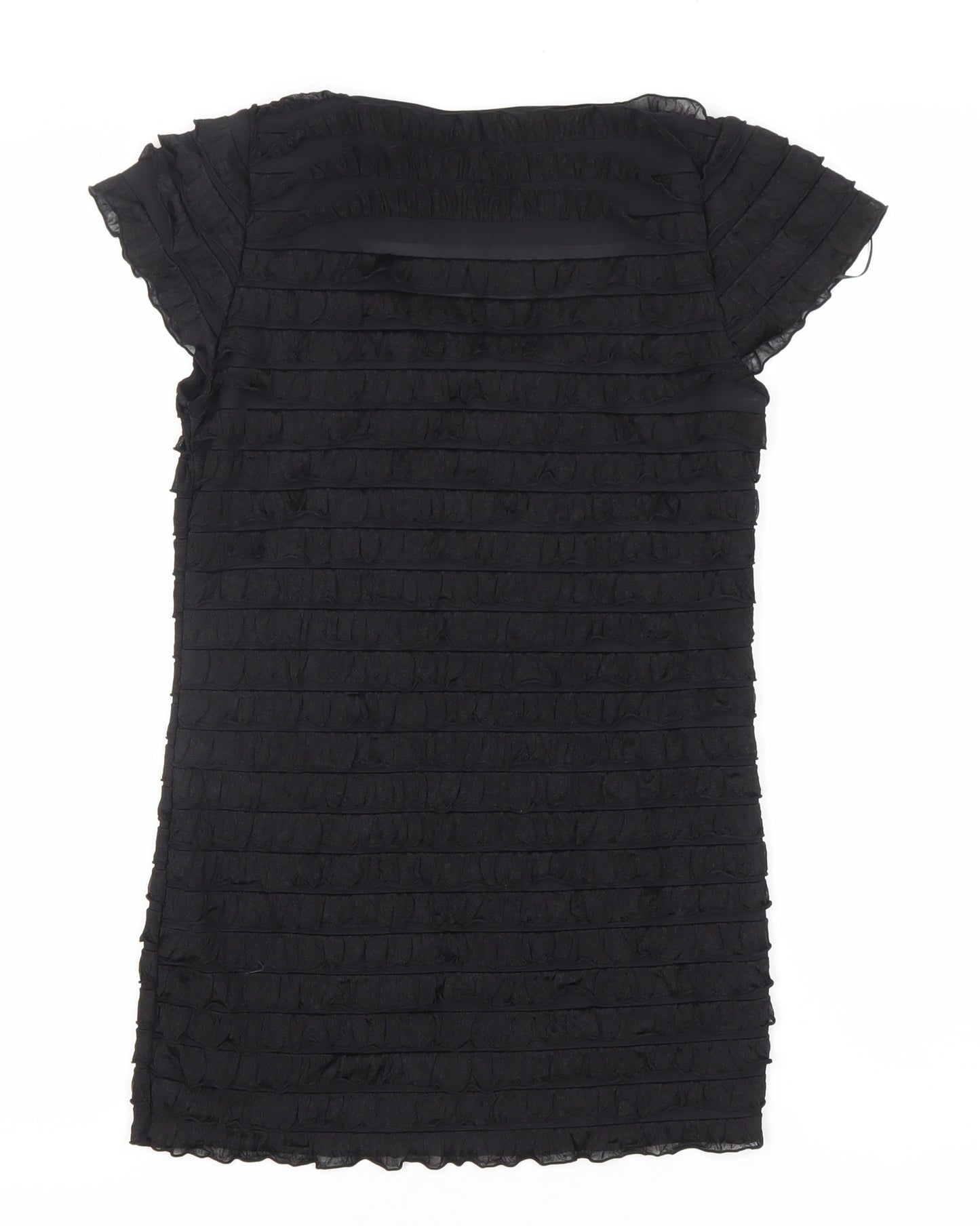 Next Women's Black Scoop Neck Top Size 12