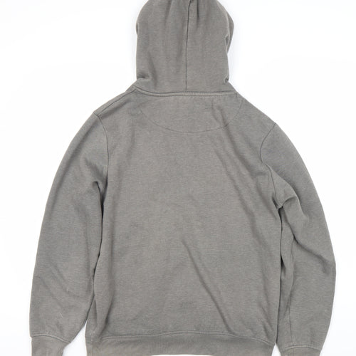 Kappa Men's Grey Pullover Hoodie Medium