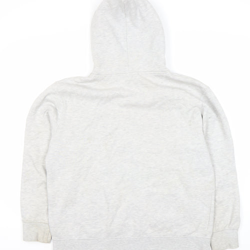 Topshop Grey Unisex Hoodie S Pullover Fleece