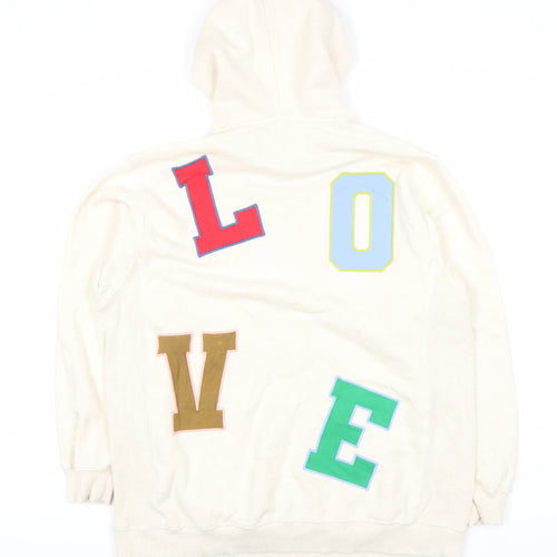 Ecko Women's Ivory Pullover Hoodie S - Comfy & Stylish