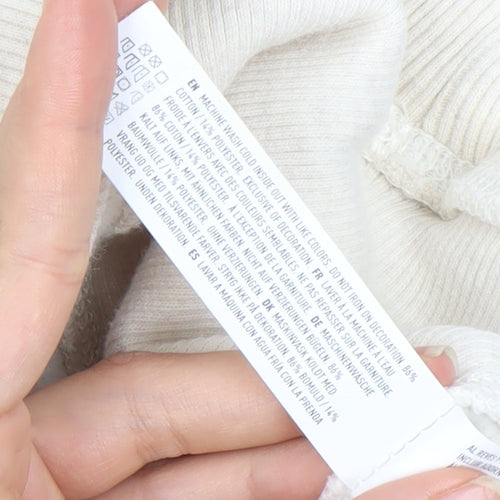 Ecko Women's Ivory Pullover Hoodie S - Comfy & Stylish