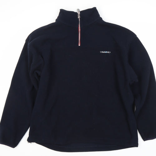 Tribord Men's Blue Full Zip Fleece Hoodie M