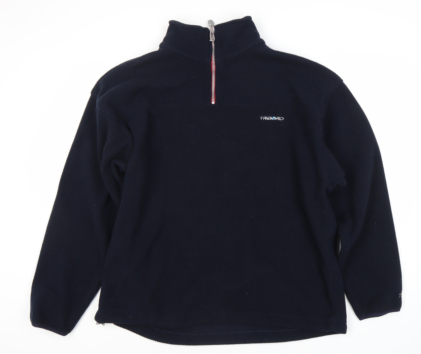 Tribord Men's Blue Full Zip Fleece Hoodie M