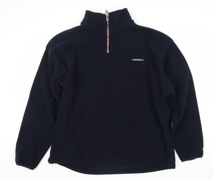 Tribord Men's Blue Full Zip Fleece Hoodie M