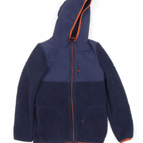 Joules Boys Blue Hooded Jacket 11-12 Years Winter