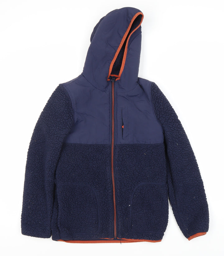 Joules Boys Blue Hooded Jacket 11-12 Years Winter