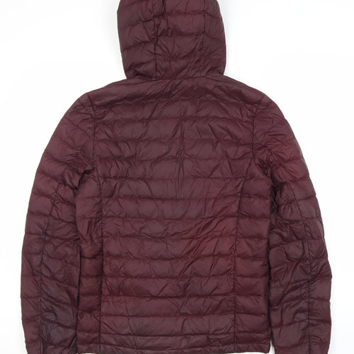 Next Men's Red XS Puffer Jacket with Hood