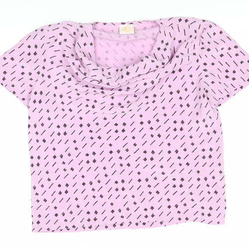 Country Casuals Women's Silk Top, Size 12, Short Sleeve