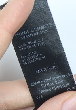 Marks and Spencer Women's Black Off-Shoulder Top, Size 12