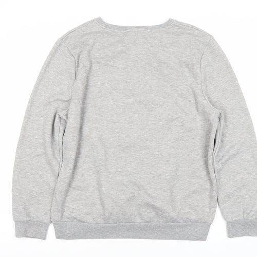 Disney Women’s Grey Pullover Sweatshirt, Size 14