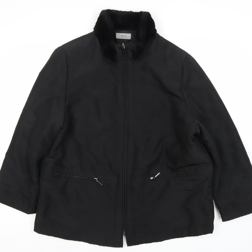 Marks and Spencer Women's Black Regular Fit Jacket 18