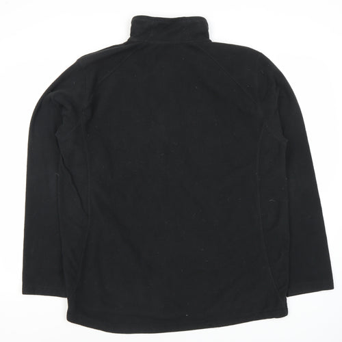 Peter Storm Men's Black Fleece Pullover L Zip Neck
