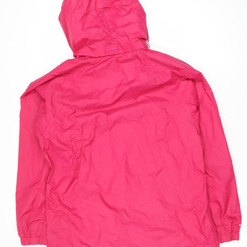 Regatta Women's Pink Waterproof Hooded Rain Jacket Size 12
