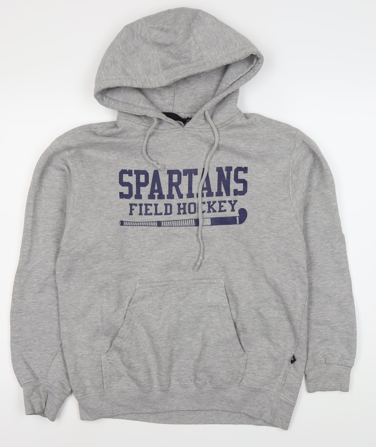 Pennant Men's Grey Pullover Hoodie - Size S, Sports Style