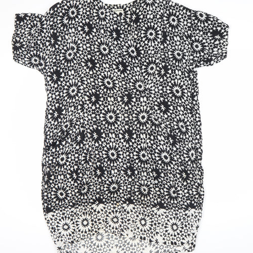 Whistles Women's Black White Geometric Dress UK 16