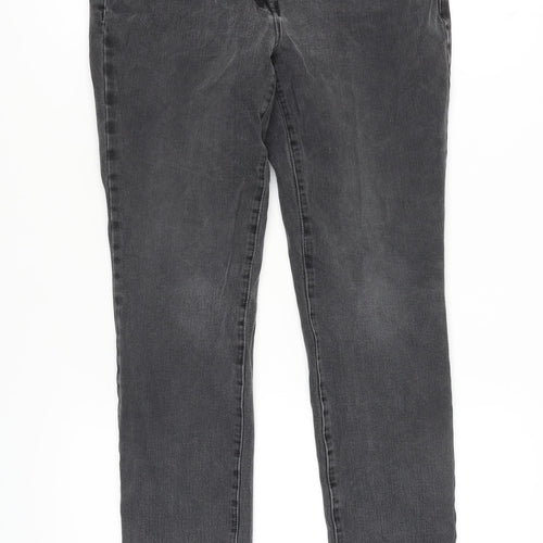 Next Women's Grey Jeans Size 12 Dark Wash