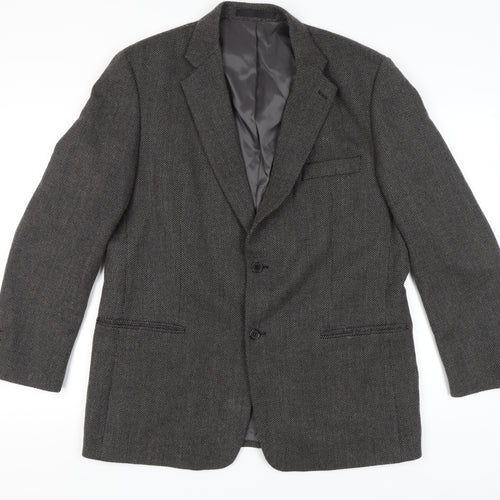 Marks & Spencer Men's Grey Blazer 44 Regular Fit