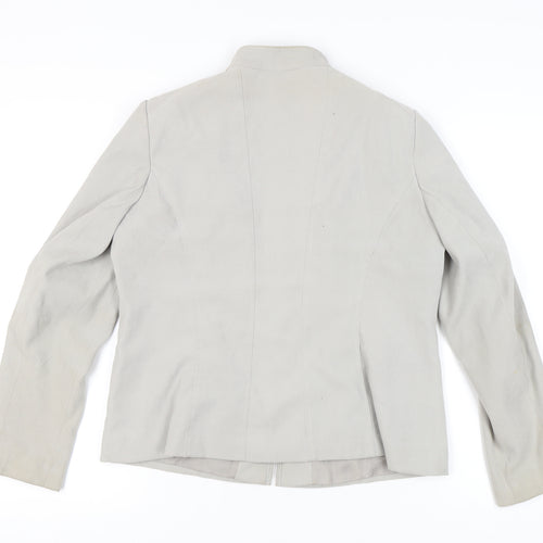 Bonmarché Women's Beige Jacket, Size 14, Full Zip