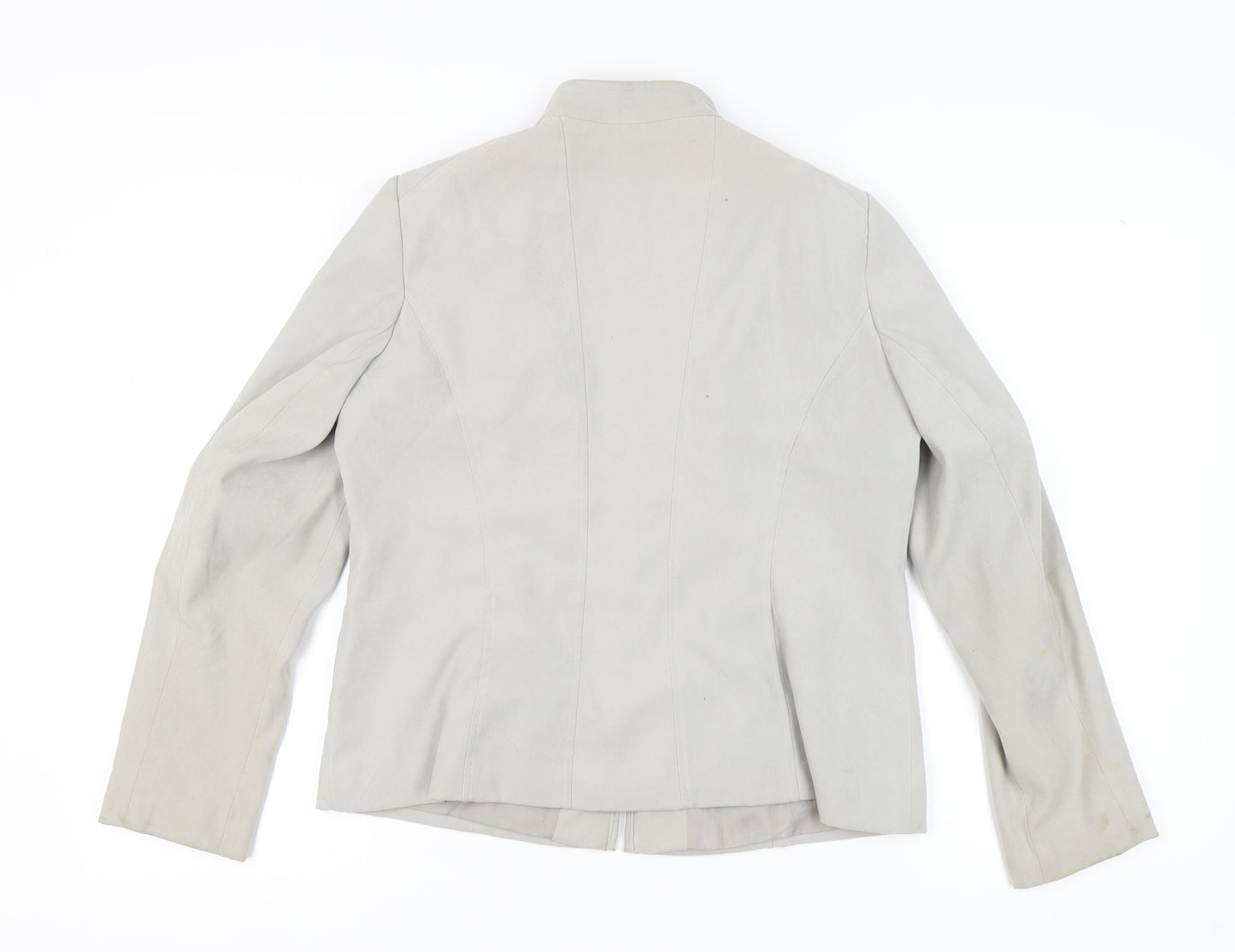 Bonmarché Women's Beige Jacket, Size 14, Full Zip