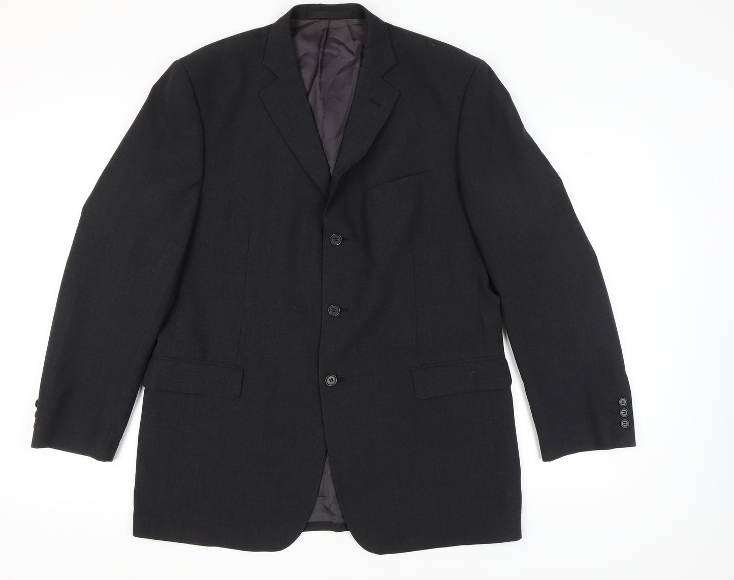 Marks and Spencer Men's Charcoal Suit Jacket, 44L, Formal