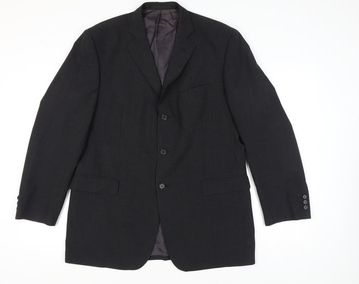 Marks and Spencer Men's Charcoal Suit Jacket, 44L, Formal