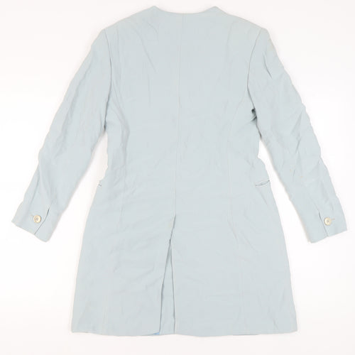MaxMara Women's Blue Blazer, Size 12, Elegant Style