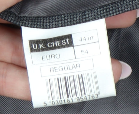 Burton Menswear Grey Wool Blazer Size 44R