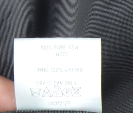 Burton Menswear Grey Wool Blazer Size 44R