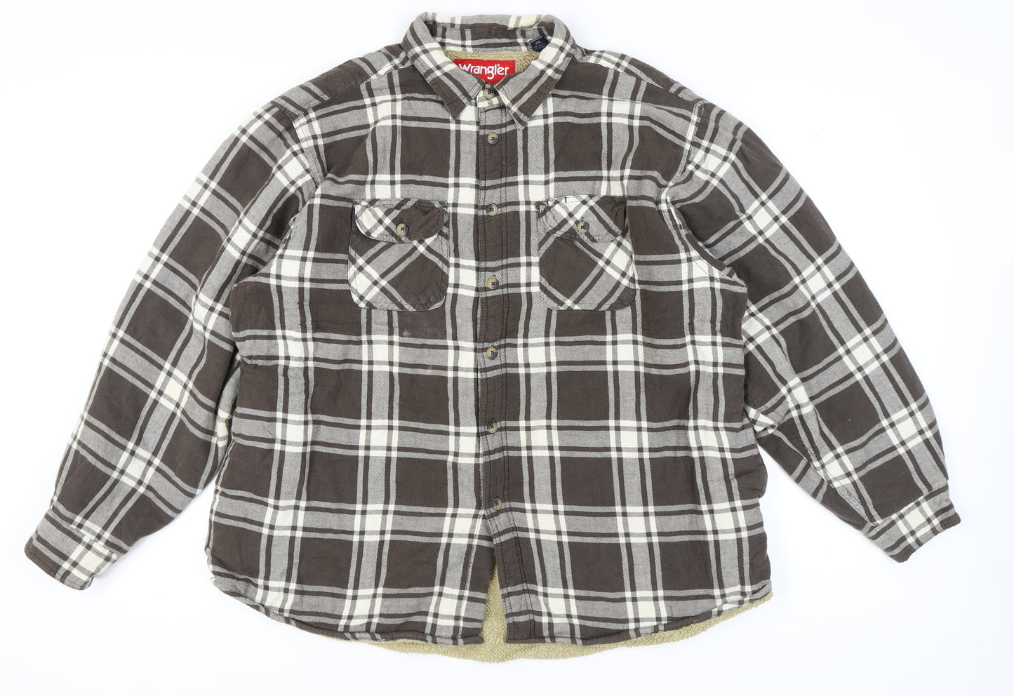 Wrangler Men's Grey 2XL Plaid Jacket