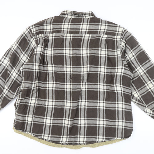 Wrangler Men's Grey 2XL Plaid Jacket