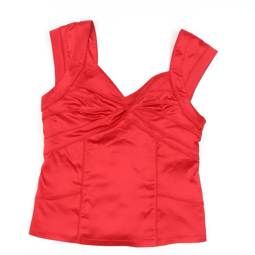 Next Red Sleeveless Women's Top Size 12