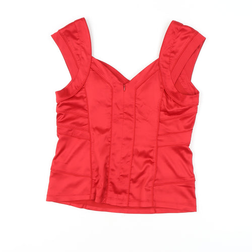 Next Red Sleeveless Women's Top Size 12