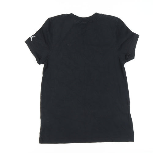 Jordan Black XS Graphic T-Shirt Crew Neck Unisex Adults