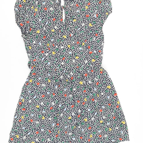 Topshop Women's Multicoloured Floral Dress Size 12