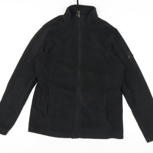 TOG24 Women's Black Basic Jacket Size 10 - Full Zip
