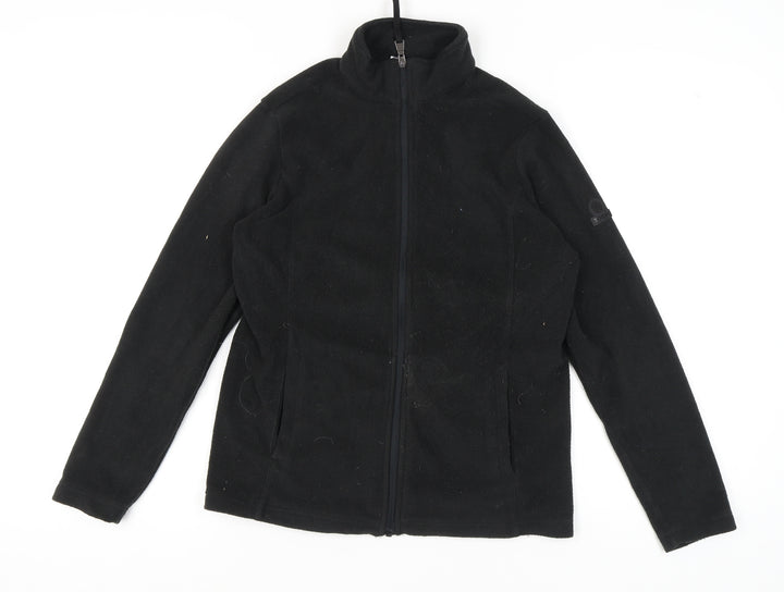 TOG24 Women's Black Basic Jacket Size 10 - Full Zip